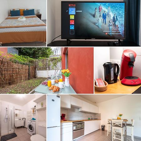 Superbe Appartement 1Min Metro7 Rez-De-Chaussee Aubervilliers Exterior foto